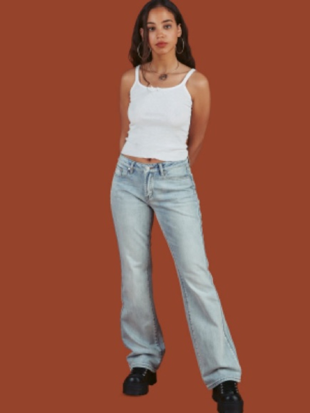 UNIF Jessa Low-rise Straight-Leg Jeans